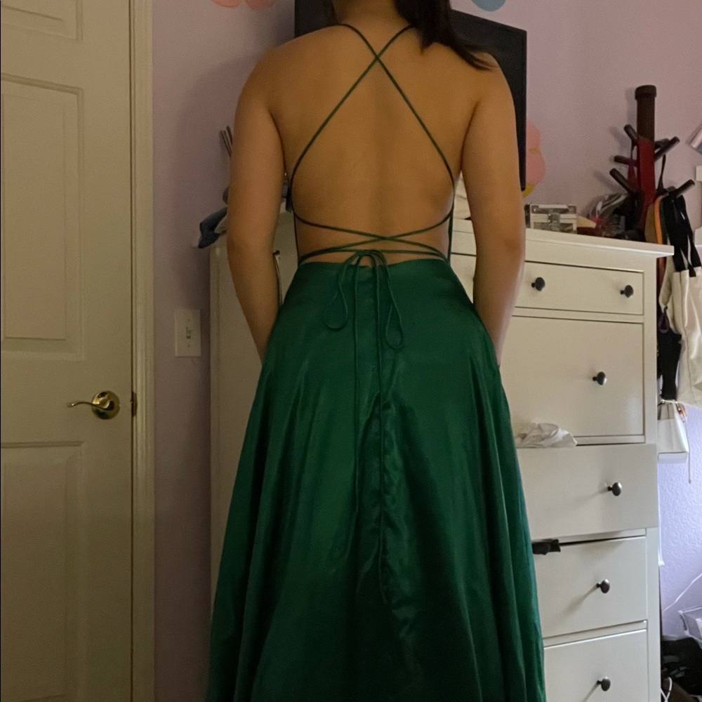 Green prom dress